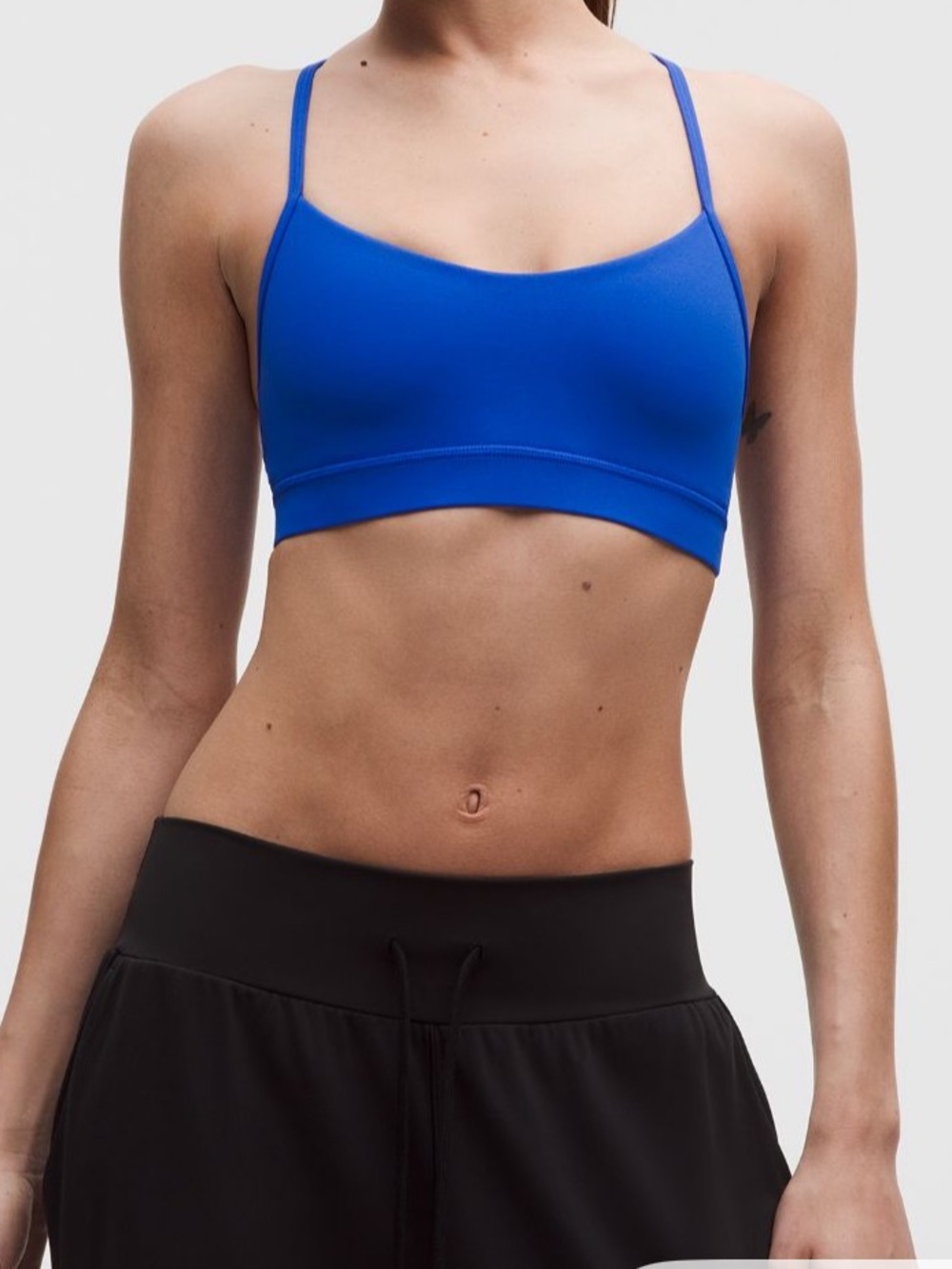 Lululemon Flow Y Bra in Colbalt
